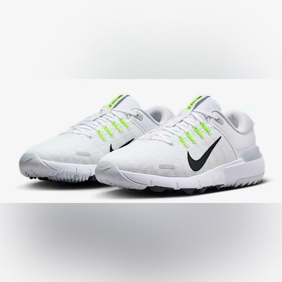 Nike Free Golf NN Men’s Golf Shoes-White/Black/Platinum-Various Sizes NIB⛳️